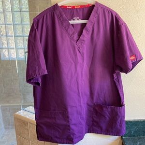 Excellent used condition purple Dickies Uniform top